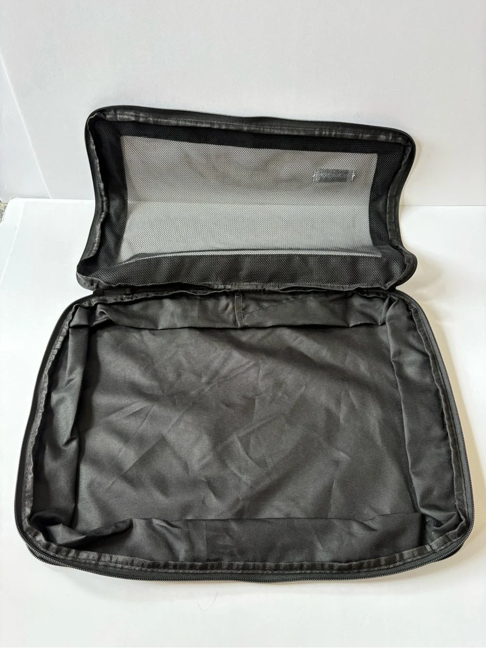 Nordstrom Black Mesh Packing Cube Compress Organize Separate Travel Store Logo